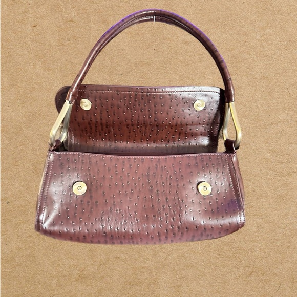 Bueno Brown Faux Leather Textured Shoulder Bag Purse. - Picture 2 of 6